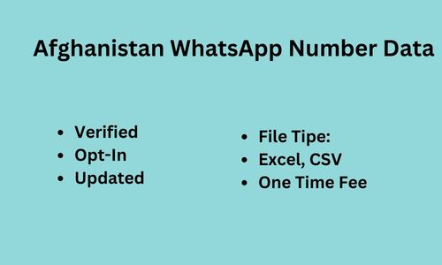 阿富汗 Whatsapp 数据