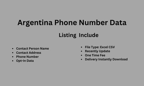 阿根廷电话数据