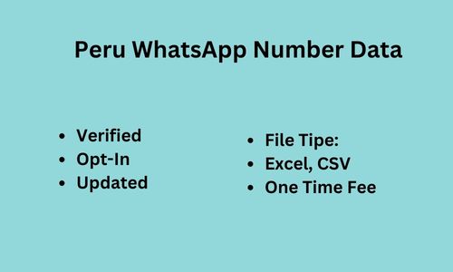 秘鲁 WhatsApp 数据