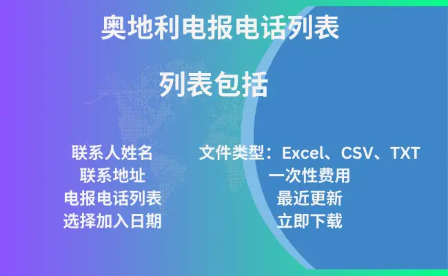 奥地利电报电话列表